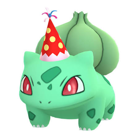 Bulbasaur med festhatt